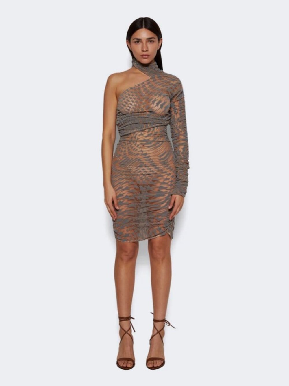 Mugler One-Shoulder Dress